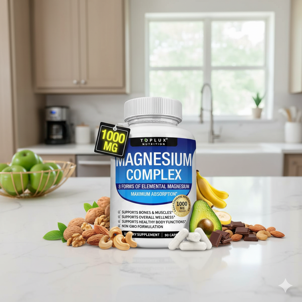 Magnesio 8 en 1 Soporte Completo y Reparador💪🏻