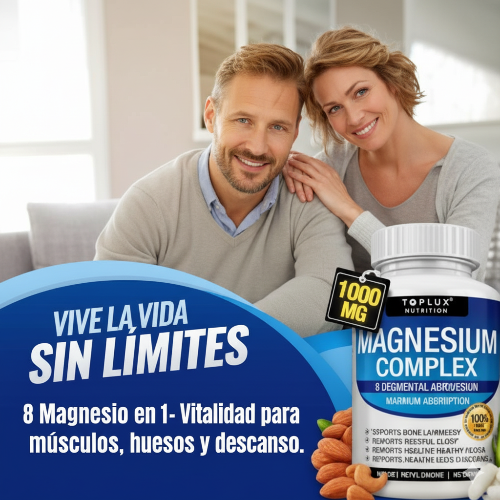 Magnesio 8 en 1 Soporte Completo y Reparador💪🏻