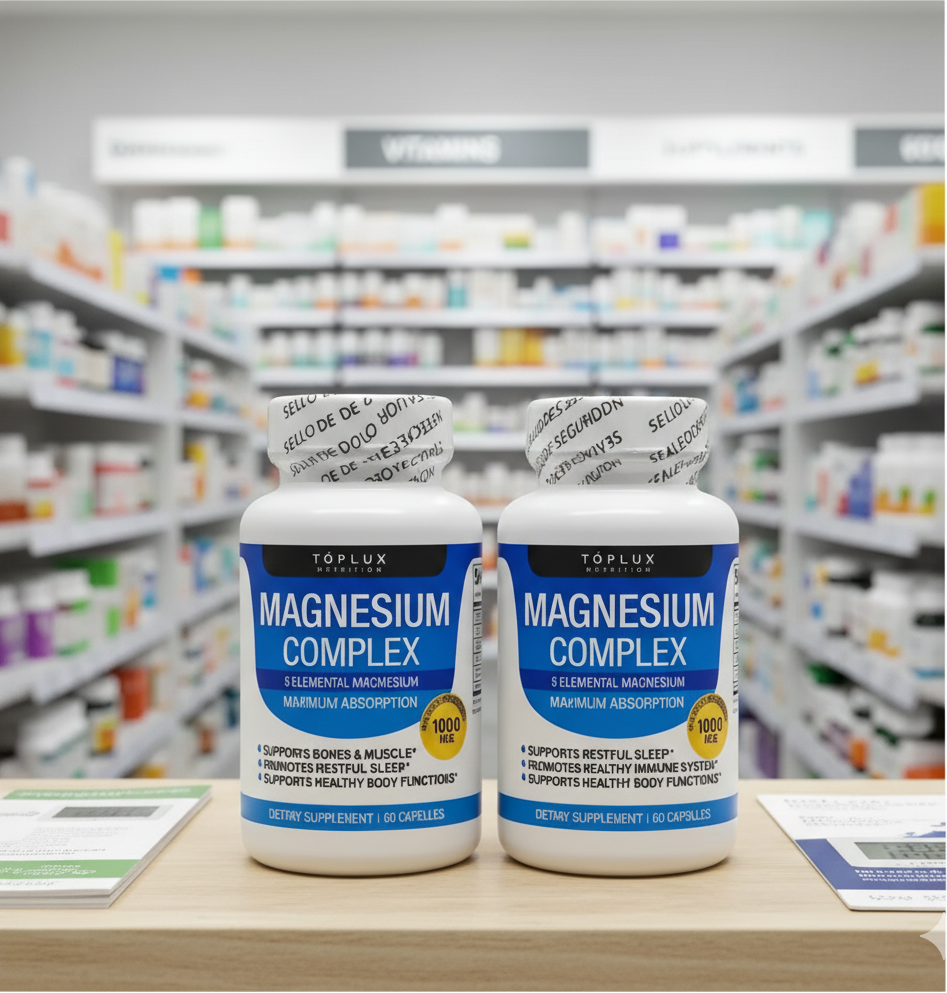 Magnesio 8 en 1 Soporte Completo y Reparador💪🏻